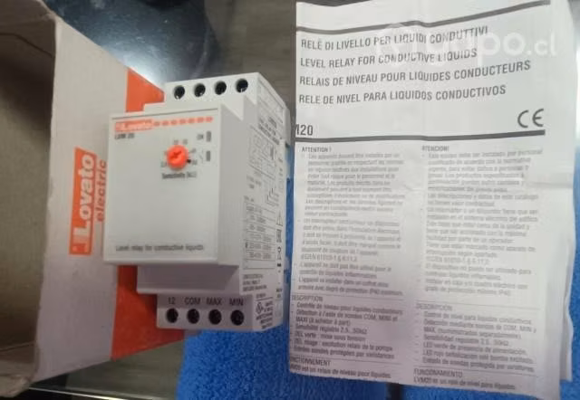 Rele de nivel para liquidos conductivos