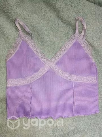 Top morado talla S
