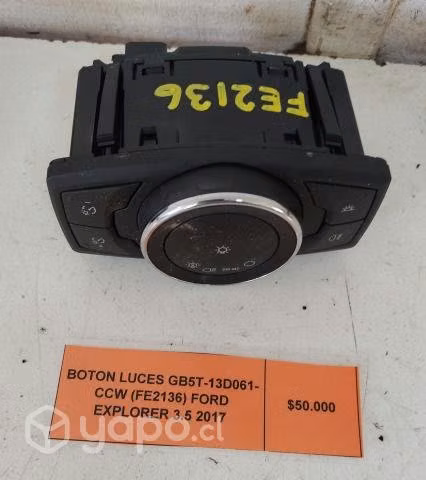 Boton Luces (FE2136) Ford Explorer 3.5 2017