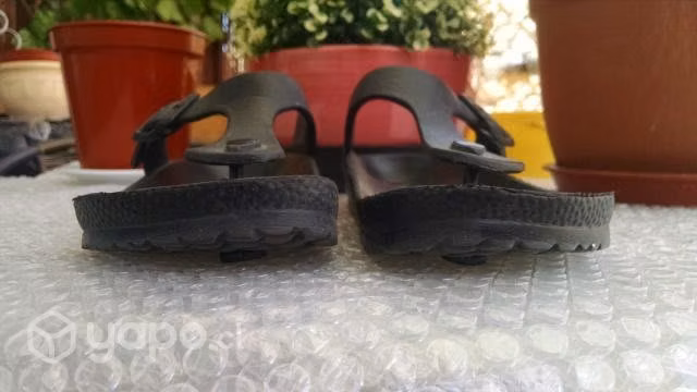 Sandalias Negras Mujer, Talla 35 - Imagen 3