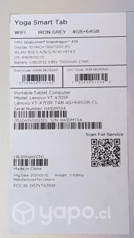 Tablet Lenovo Yoga Smart