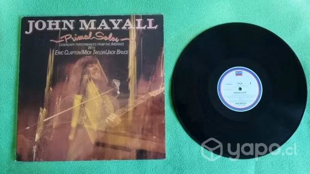 Trio de vinilos de Rock