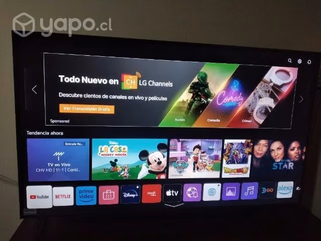 Smartv lg65uhd impecable
