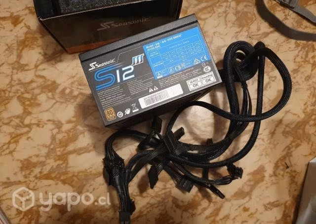 Fuente de poder Seasonic S12III 500 Watts