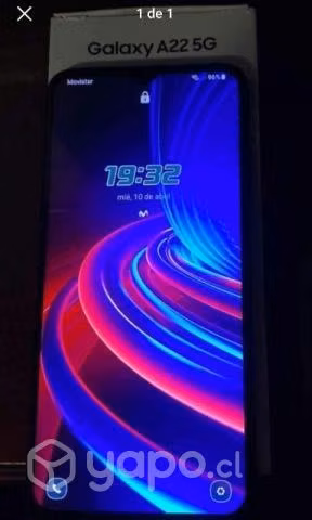 Samsung A22 5g impecable