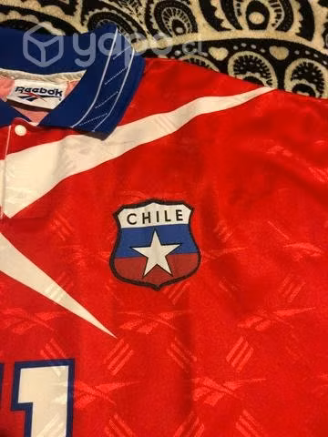 Camiseta selección chilena 1997 Reebook Original - Imagen 2
