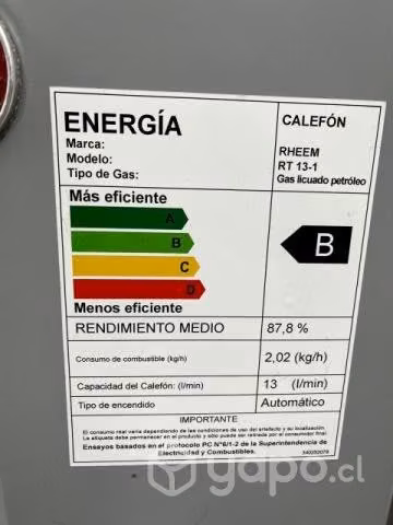 Calefón 13 ltrs - Imagen 2