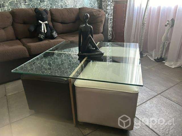 Mesa de centro con 4 asientos - Imagen 2