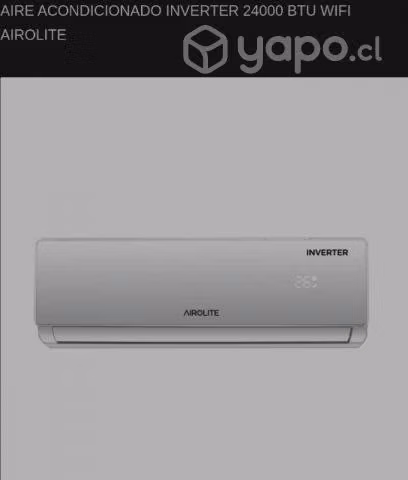 Aire acondicionado inverter airolite 24.000 BTU