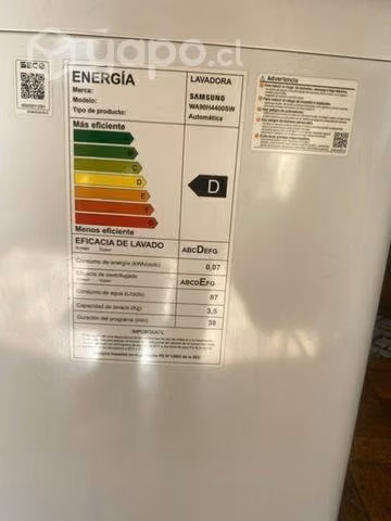 Lavadora Samsung wabble