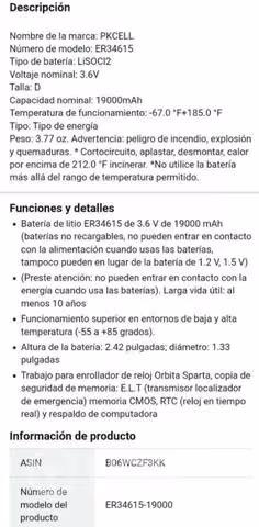 Baterías
