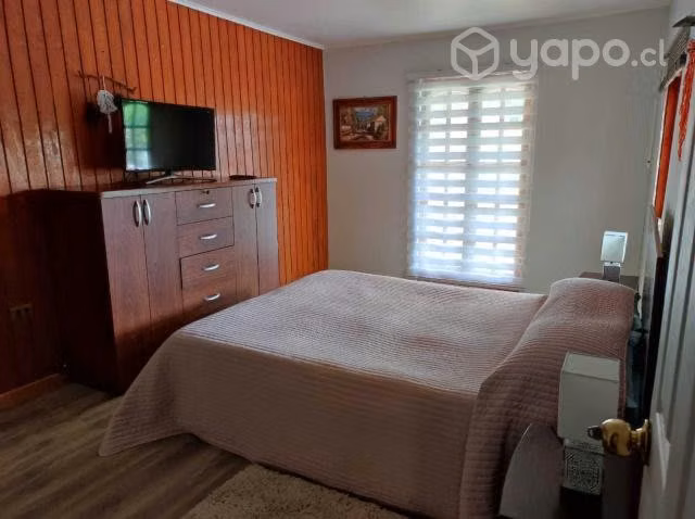 Cabaña Full Equipada para 7 personas con Sauna, Tinaja y Piscina. Hasta 15 adicionales.