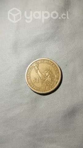 Moneda antigua John Adams 1797 - 1801