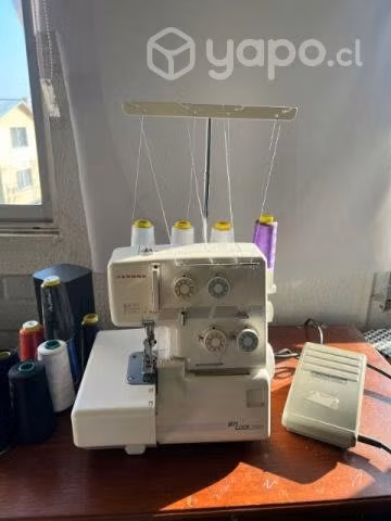 Máquina de coser overlock de 4 hilos Janome