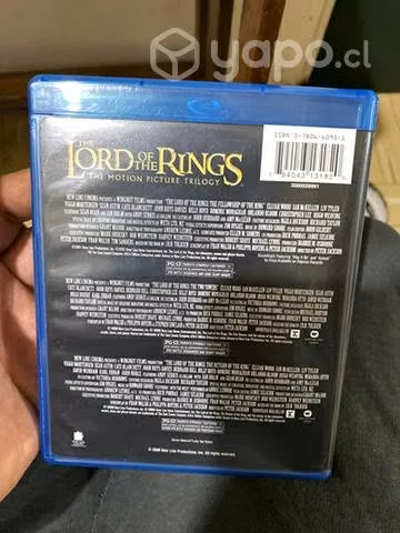 El señor de los anillos edición DVD/Blu-ray