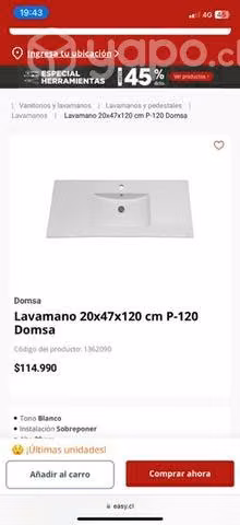 Lavamanos nuevo