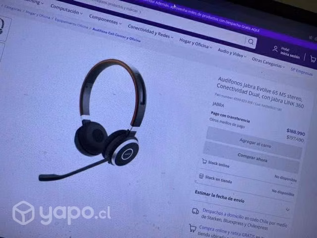 V o P audífonos jabra nuevos - Imagen 2