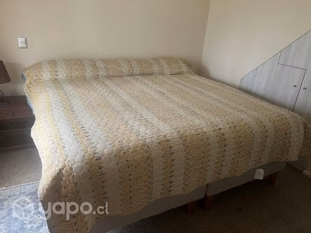 Cama Drom super king + colchón y cubre cama