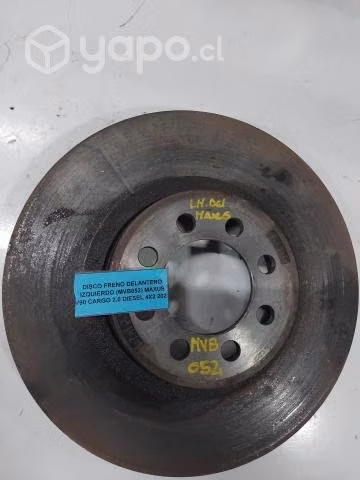 Disco Freno Delantero Izquierdo (MVB052) Maxus V90