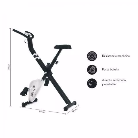 Bicicleta estática plegable Ultimate fitness