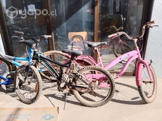 Lote de bicicletas una aro 24,dos aro 20 y una 12