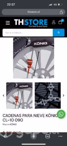 Cadenas para nieve könig cl-10