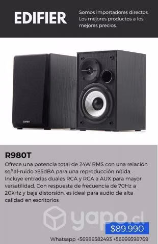 Parlantes EDIFIER audio alta calidad