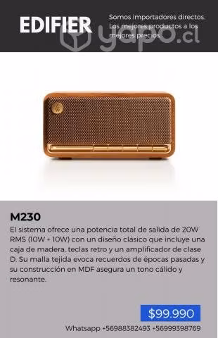 Parlantes EDIFIER audio alta calidad