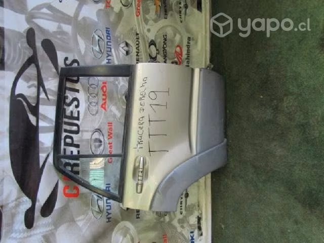 Ttt19 puerta trasera derecha lata toyota 4runner