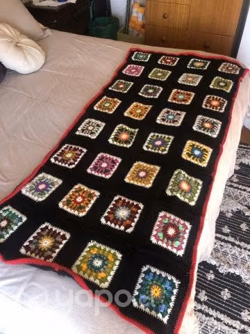 Piecera Manta Hecha a Mano