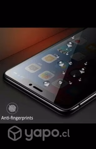 Mica antiespia, iPhone' película vidrio templado
