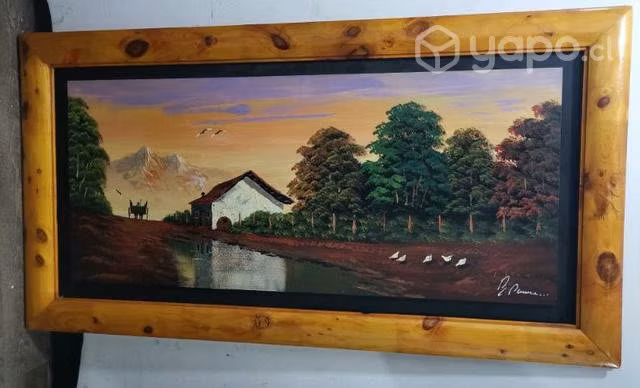 Cuadro pintado al oleo