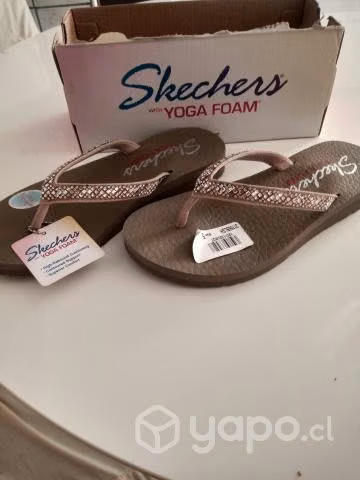 Número 34 hermosas skecher con brillitos rosados