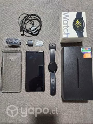 Samsung Galaxy Note 9 + Samsung Watch Active
