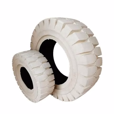 Neumático macizo 23x9-10 Clip Blanco
