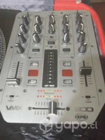 Mezclador DJ musica