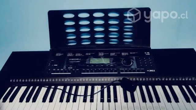 Teclado medeli m361 + atril