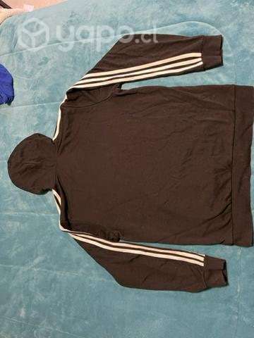 Poleron negro adidas talla L - Imagen 4