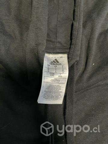Poleron negro adidas talla L - Imagen 3