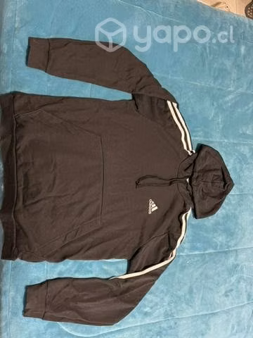 Poleron negro adidas talla L