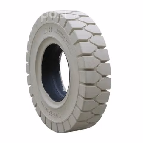 Neumático macizo 6.50-10 Blanco