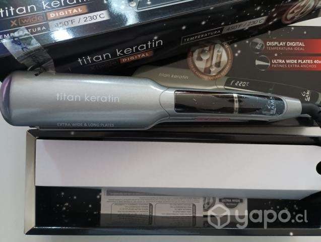 Alisadora pelo xwide titan keratin gama - Imagen 3