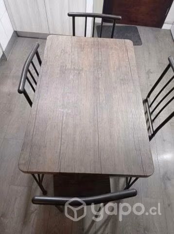 Mesa comedor + 4 sillas - Imagen 3
