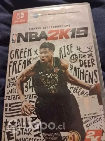 Juego nintendo NBA2K19