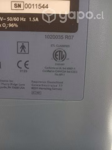 Concentrador de oxígeno - Imagen 2