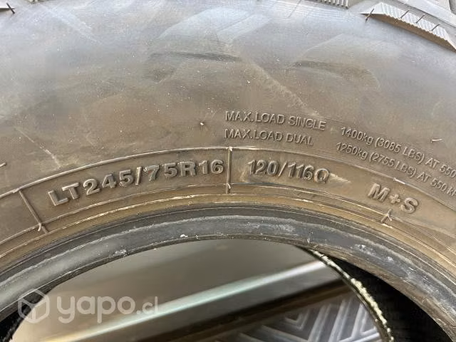 Neumático 245 75 R16