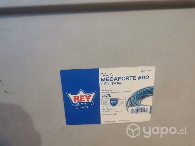 cajas de plastico nuevas
