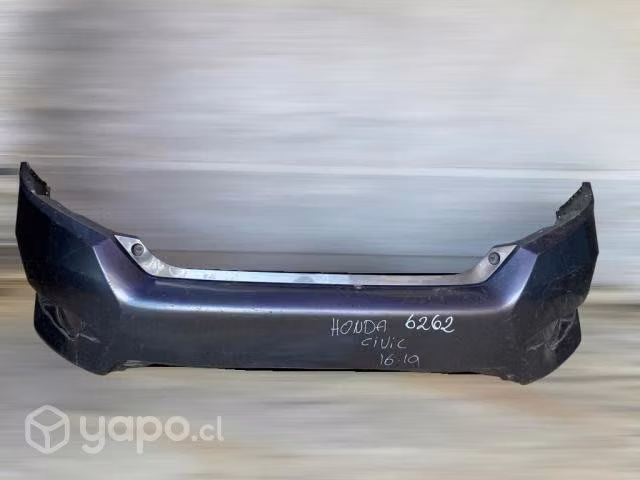 Parachoque trasero honda civic 2016-2019