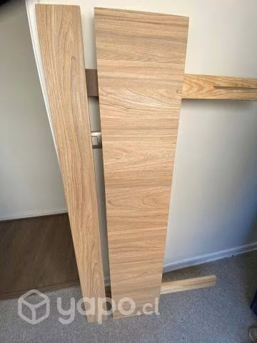 Cama 2 plazas europea base dividida + respaldo