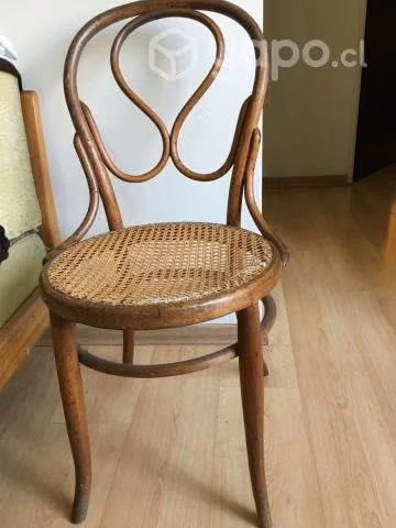 Set de 8 sillas tipo Viena clásicas